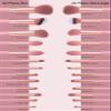Koccido Makeup Brushes 22 Pcs Makeup Kit,Foundation Brush Eyeshadow Brush Make up Brushes Set (Pink, 22 Piece Set Large) view 4