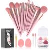 Koccido Makeup Brushes 22 Pcs Makeup Kit,Foundation Brush Eyeshadow Brush Make up Brushes Set (Pink, 22 Piece Set) view 1
