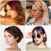 anezus 16 Pcs Satin Headbands Bulk 1 Inch Anti-slip Ribbon Hair Bands Plain Hard Headbands for Women Girls DIY Craft Hair Accessories (Multicolor) view 2