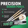 3PCS Tomb45 Precision Barber Pencil, Hairline Beard Trace Guide, Razor Trace with Sharpener view 2