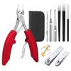 Segbeauty 10pcs Ingrown Toenail Tool, Nail Clippers Pedicure Knife Set Ingrown Toenail Removal Kit, High Manganese Steel Ingrown Toenail Treat-Ment Corrector Tool Blade for Cuticle Remove view 1