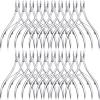 Chumia 20 Pcs Cuticle Trimmer Stainless Steel Cuticle Nippers, Nail Edge Cutter Clippers Dead Skin Trimmer Pointed Pedicure Manicure Nipper Remover Care Tools Bulk for Fingernails Toenails(Silver) view 1