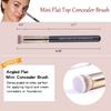 ENERGY Concealer Brush Set Professional Angle Under Eye Concealer Brushes Flat Top Perfect For Eye Concealer Foundation Blending Liquid Cream or Flawless Powder Cosmetics Buffing Stippling view 3