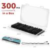 300 Pcs Bobby Pins Black, Hair Pins for Women Girls and Kids, Invisible Wave Hair clips Bulk with Storage box, Pain-Free Hairpins2 Inch Black view 2