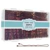 300 Pcs Bobby Pins Brown, EWAGOA Brown Hair Pins for Women Girls and Kids, Invisible curled Hair clips with Storage box, Pain-Free Hairpins2 Inch Brown view 1