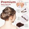300 Pcs Bobby Pins Brown, EWAGOA Brown Hair Pins for Women Girls and Kids, Invisible curled Hair clips with Storage box, Pain-Free Hairpins2 Inch Brown view 4