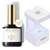 modelones Glitter Gel Top Coat with Mini Nail Lamp view 1