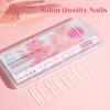 Clear Long Square Nail Tips: XXXL Extra Long Straight Tips Square for Acrylic Nails - Full Cover C Curve Acrylic Gel Nail Tips for Salon DIY Home Salon 240Pcs 12 Sizes view 3