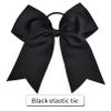 24 PCS 8" Large Cheer Bows Black Girl Hair Bows Cheerleading Softball Team Bow Hair Accessories for cheerleaders football Competition Sports view 4