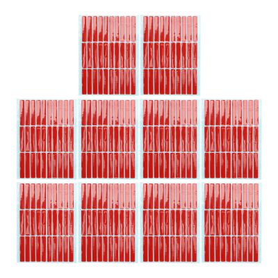10 Sheet Nail Art Mounting Tape Salon Double Sided Adhesive Tape Accessory Nail Tip Fixation Tools Strong Viscosity Suitable for Nail Tip Color Display Nail Salon