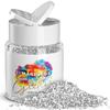 MARBLERS Twinkle Glitter [Silver] 1.5oz (42g) | Fine | Non-Toxic, Vegan, Cruelty-Free | Face, Body, Eyeshadow, Hair, Festival, Party Makeup | Nail Art, Polish | Resin, Tumbler, Slime, Craft view 1