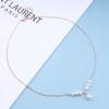 Yheakne Vintage Pearl Pendant Necklace Gold Pearl Beads Necklace Freshwater Cultured Pearl Chain Necklace Pearl Bar Necklace Chain Jewelry for Women view 3