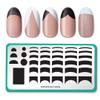 Maniology Pardon my French Nail Stamping Bundle, Easy and Simple Manicure (Plate, Polishes, Top Coat, Stamper and Scraper Card) view 2