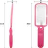 Professional Foot Files Callus Remover,Foot Scrubber for Dead Skin,Stainless Steel Foot Rasp-Pink1 Pack view 2
