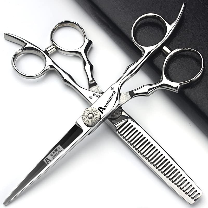 6 inch professional hairdressing scissors set, hairdresser/home hair thinning tool, stainless steel scissors set