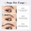 Eyebrow Pencil Eyebrow Microblading Pen Micro 4 Point Brow Pen Lift & Snatch Eyebrow Eye Makeup Long-Lasting Waterproof & Smudge-proof Natural Eyebrow Hair (Dark Gray) view 2
