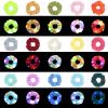 YL Mainland 15PCS LED Hair Scrunchies, Light Up Hair Bands for Women with Luxury Jewelry Bag, Glow Hair Ties for Girls, Multi Color Chiffon, 3 Light Modes, Fun Gift Party Favors view 2