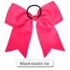 24 PCS 8" Large Cheer Bows Pink Girl Hair Bows Cheerleading Softball Team Bow Hair Accessories for cheerleaders football Competition Sports view 4