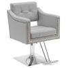 BarberPub Salon Chair for Hair Stylist Hydraulic Barber Styling Chair, Beauty Spa Equipment 8813 (6" Seat Height Adjustment) (Grey) view 1