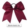 24 PCS 8" Large Cheer Bows Maroon Girl Hair Bows Cheerleading Softball Team Bow Hair Accessories for cheerleaders football Competition Sports view 3