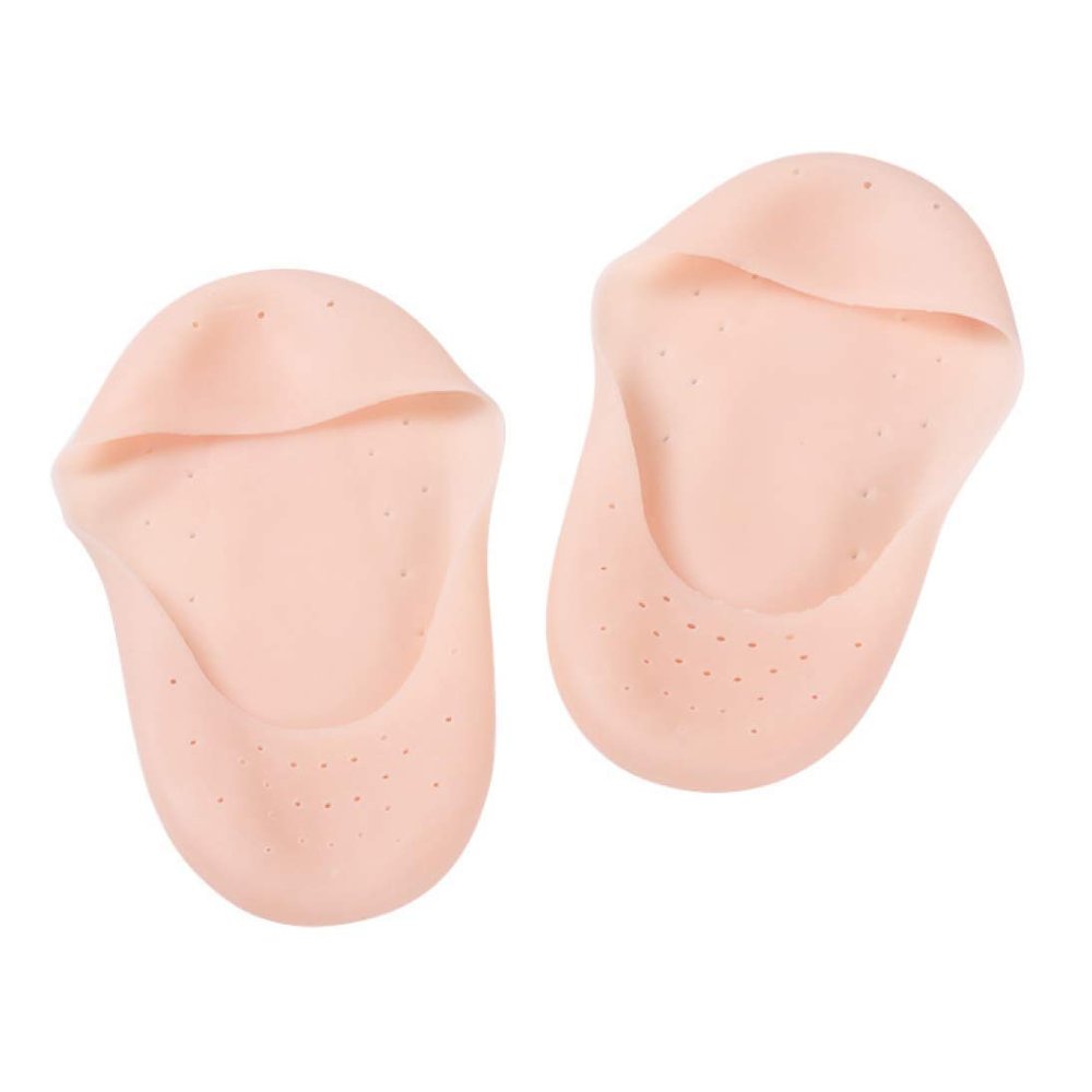 Silicone Socks Full Length for Foot and Heel 2 Pairs (Medium - 8.5cm (3.36 inches)*19.3cm (7.59 inches))