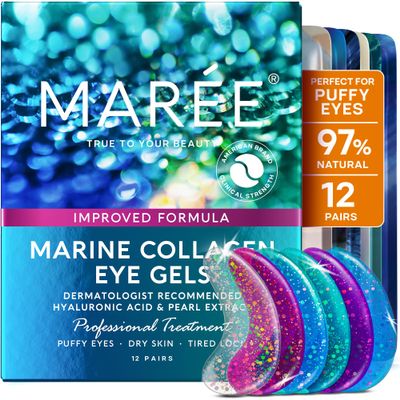 MAREE Collagen Eye Gels - Eye Patches for Puffy Eyes and Dark Circles