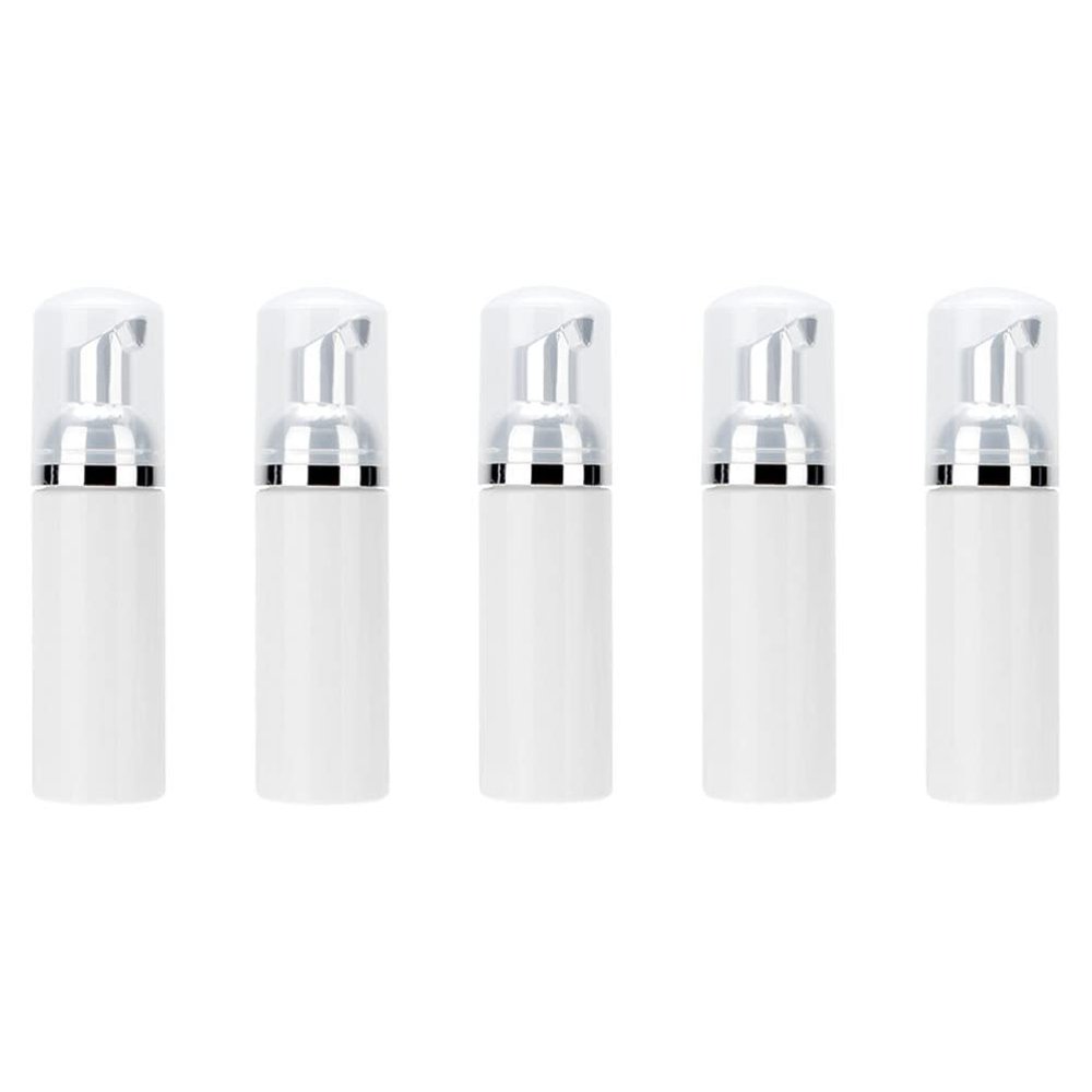 Kichvoe 5pcs Foaming Dispenser Bottles for Travel Compact Makeup Pump Bottles for Shampoo Conditioner Lotion Leak Design for Home Hotel Use