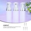Kichvoe 5pcs Foaming Dispenser Bottles for Travel Compact Makeup Pump Bottles for Shampoo Conditioner Lotion Leak Design for Home Hotel Use view 3