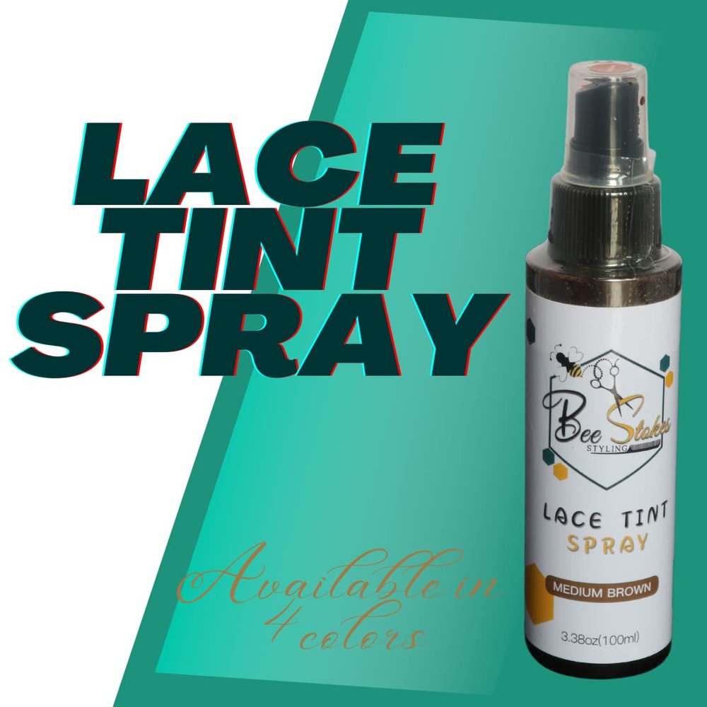 Bee Stokes Styling Lace tint spray for wigs (medium brown)