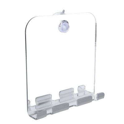 Anti Fog Shower Mirror for Men, Shower Mirrors for Shaving with Holder, Shower Makeup Shave Mirror, Frameless Wall Hanging Mirror, Fog Bathroom Accessories