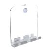 Anti Fog Shower Mirror for Men, Shower Mirrors for Shaving with Holder, Shower Makeup Shave Mirror, Frameless Wall Hanging Mirror, Fog Bathroom Accessories view 1