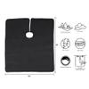Cricket NeoSupreme Comfort Collar Static Free Hair Cutting Cape - Water-Resistant, Soft Neoprene Neck, Adjustable Metal Snap Closure, Extra-Large Coverage for Men and Women - 54" x 60", Black view 2