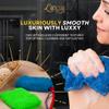 Luxxy | 3 Pack Set 2 Soft African Exfoliating Nets & 1 Rough African Net Sponge with Handles For The Back, Neck or Feet, Black Women Owned, Achieve Smooth Soft Silky Skin, For Daily Use & Great Gifts view 4