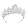 Baroque Rhinestone Queen Crown, Sinide Wedding Crown for Bride Princess Tiara for Women Silver Crown Princess Crystal Headband Tiaras for Girls Wedding Halloween Faire Costume Birthday Hair view 1