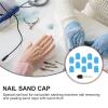 FOMIYES 50pcs Sanding Caps for Nail Drill Abrasion-resistant Remover Caps for Dead Skin and Calluses Reusable Nail Art Tools Kit Grinding Suitable for Home and Salon Use view 2