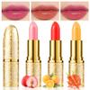 BINGBRUSH 3Pcs Color Changing Lipstick,Red Pink PH Mood Long Lasting Labiales Lip Care Moisturizer Lip Balm Korean Magic Lip Gloss Lip Tinted Stain Makeup Lipstick Set for Women view 1