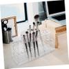 Zerodeko Acrylic Pen Holder Dual Layer Design for Efficient Desk Organization Multi-pocket Display Stand for Markers Brushes and Writing Instruments for Students and Artists view 2