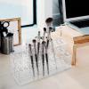 Acrylic Pen Display Stand Eyeliner Organizer Brush Holders Stand 48- Holes Storage Rack Beaded Pen Holder For Display view 2