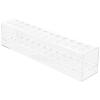 Zerodeko Acrylic Makeup Brush and Pen Holder Slot Desk Organizer for Cosmetics Writing Instruments Manicure Tools Compact Design for Easy Access and Space-saving Storage view 1
