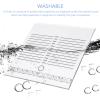 Eyelash Extension Pallet, 20x20cm Acrylic Lash Tile Hand Plate Lash Holder Plastic Tray Clear Scale Large Tray Eyelash Tools Adhesive Glue Pallet Holders with 12 Kinds Bends Double Row Lash Pallet view 2