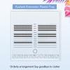 Eyelash Extension Pallet, 20x20cm Acrylic Lash Tile Hand Plate Lash Holder Plastic Tray Clear Scale Large Tray Eyelash Tools Adhesive Glue Pallet Holders with 12 Kinds Bends Double Row Lash Pallet view 4
