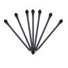 TEONEI Double Sided Eyeshadow Brushes,Foundation Sponge Powder Applicator Brush Makeup Brush,50Pcs(Black) view 1