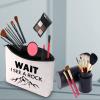 PWHAOO Geology Zipper Pouch Bag Wait I See A Rock Cosmetic Bag Rock Collector Makeup Bag Geology Teacher Gift (WAIT B) view 2