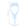 Ciieeo Mascara Shield Plastic Eyebrow Shaping Stencil Mascara Shield Applicator Guard 3 in 1 Eyelashes Tools Upper Lower Eyelash Lash Comb Tool For Makeup 2pcs (Pink and Blue) view 2