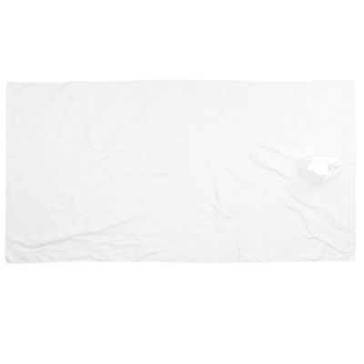 FOMIYES Massage Table Cloth Face Hole Spa Blanket Massage Bed Cover 117 * 220cm Skin-Friendly Cotton