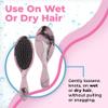 Wet Brush Original Detangler Hair Brush, Dusty Rose - All Hair Types - Ultra-Soft IntelliFlex Detangler Bristles Glide Through Tangles with Ease - Pain-Free Comb for Men & Women view 4