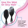 Wet Brush Original Detangler Hair Brush, Gravel - All Hair Types - Ultra-Soft IntelliFlex Detangler Bristles Glide Through Tangles with Ease - Pain-Free Comb for Men & Women view 4