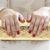 Uonlytech Nail Art Hand Pillow, Nail Armrest Cushion Nail Arm Rest Cushion Waterproof Manicure Hand Rest Pillow for Nails Art Salon Home Use, Gold view 4