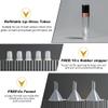 YITOU 10 Pcs Refillable Empty Lip Gloss Tubes with Wand, 6.4ml Lip Balm Gloss Containers with Rubber Insert Lipgloss Tube Lip Glaze Bottle Making Kit for DIY Lipstick Samples Christmas view 4