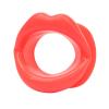 FANGFANGFA Silicone Facial Lip Trainer, Mouth Muscle Massage Tool Mouthpiece Lip Trainer Tighten Wrinkles and Thin Face for Adult Facial Exercises,Red view 1